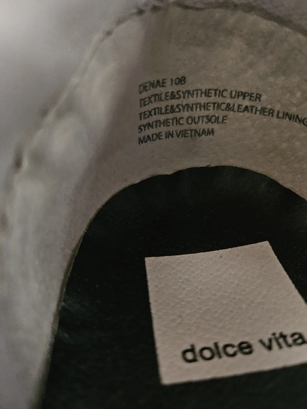 Dolce Vita Cream and Black Platform Sneakers - Picture 5 of 5